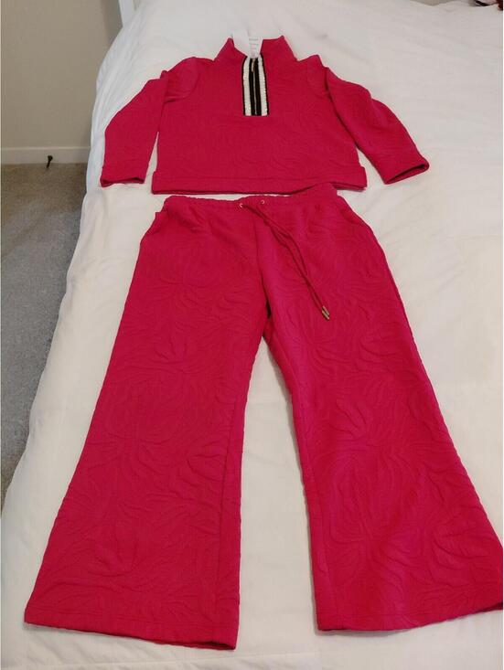 Mary Square Other - NWT Mary Square Lula Pine Pants And Top Set Pink Size S